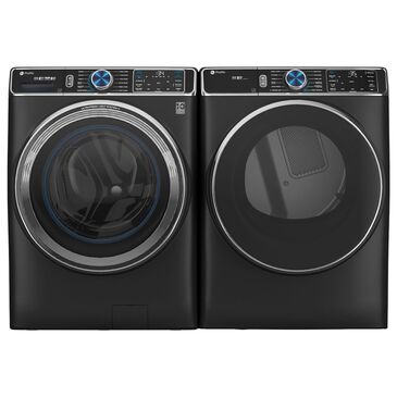 GE Profile 5.3 Cu. Ft. Smart Front Load Washer and 7.8 Cu. Ft. Smart Front Load Electric Dryer in Carbon Graphite, , large