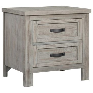 Oxford Baby Hanover 2-Drawer Nightstand in Oak Gray, , large