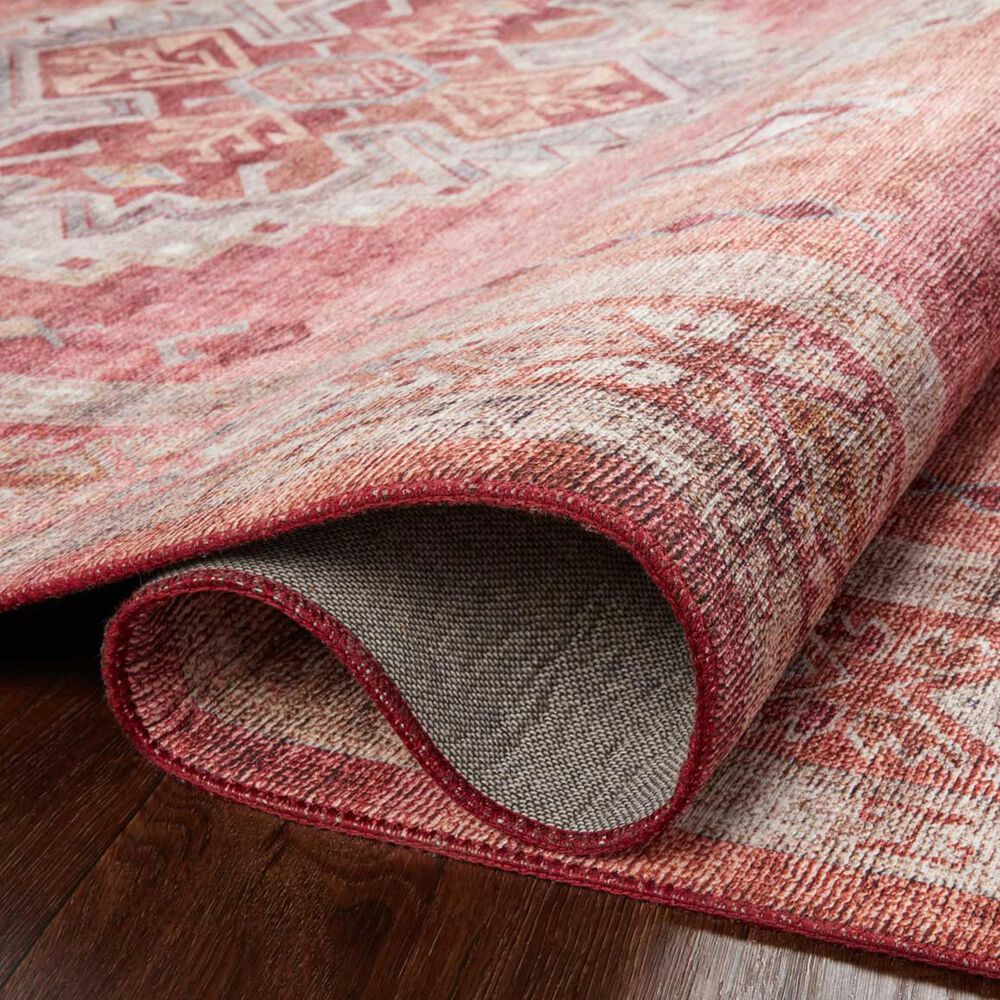 Loloi II Heidi 6&#39; x 9&#39; Sunset and Natural Area Rug, , large