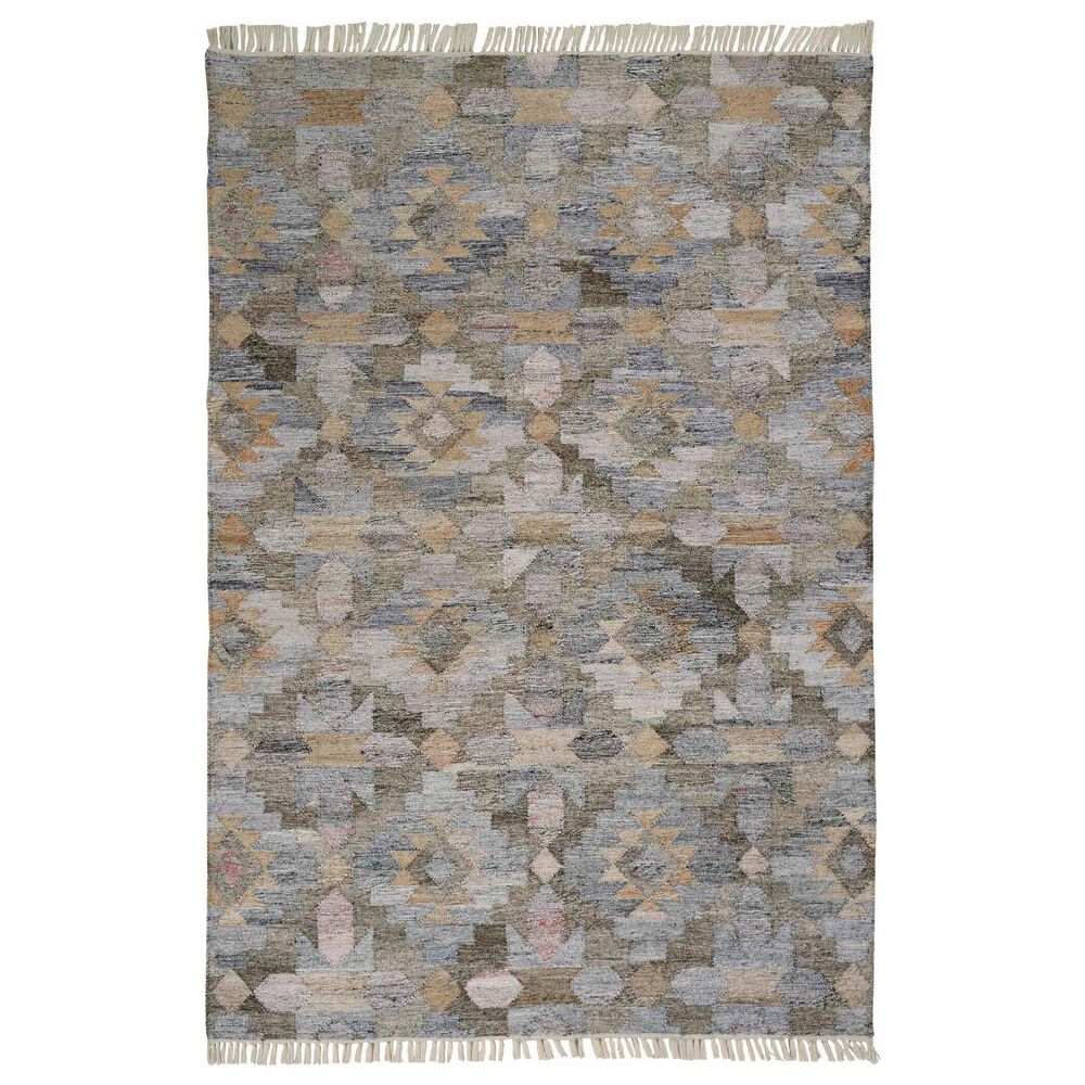 Feizy Rugs Beckett 8" x 10" Gray and Multicolor Area Rug, , large