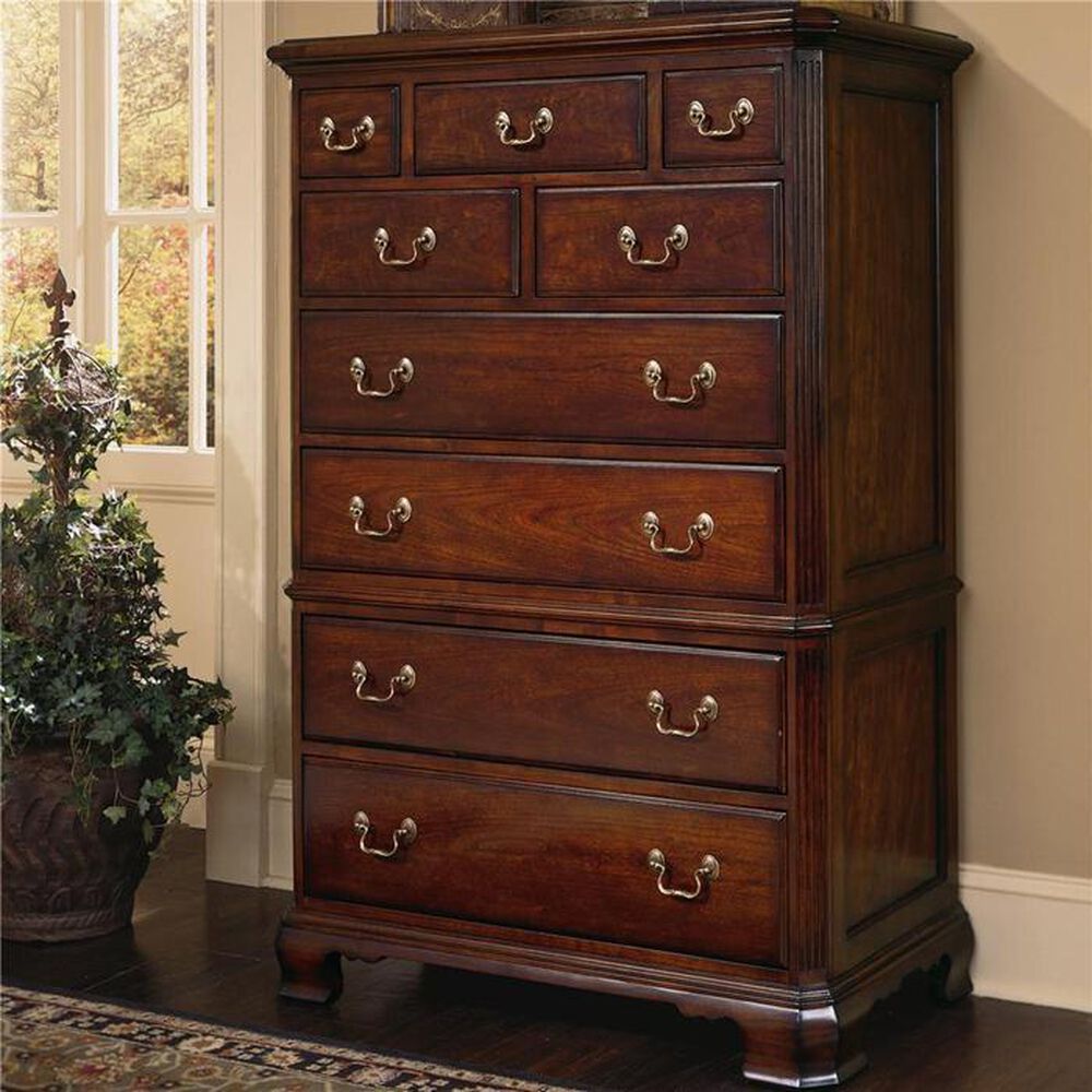 American Drew 9-Drawer Chest in Cherry, , large