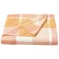 Timberlake Lavish Home Woven Faux Cashmere Feel Throw in Desert Blush Plaid, , large