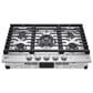 LG 2-Piece Kitchen Package with 4.7 Cu. Ft. Wall Oven and 30" Gas Cooktop in Print Proof Stainless Steel, , large
