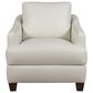Bassett Leland Leather Chair in Ice, , large
