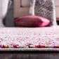 Safavieh Madison MAD604R 2"3" x 8" Cream and Fuchsia Runner, , large