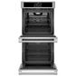Monogram 27" Smart Electric Convection Double Wall Oven Statement Collection - Stainless Steel, , large