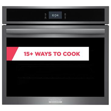 Frigidaire Gallery 30"" Single Electric Wall Oven with Total Convection in Black Stainless Steel, , large