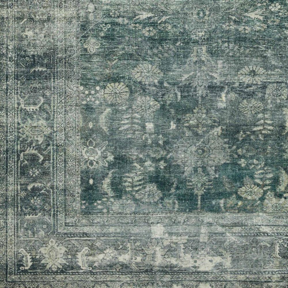 Magnolia Home Banks 2&#39;6&quot; x 7&#39;6&quot; Blue and Lagoon Runner, , large