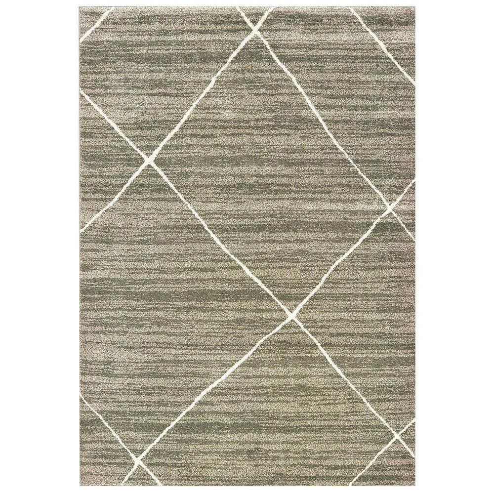 Oriental Weavers Carson 9661A 3"10" x 5"5" Gray Area Rug, , large