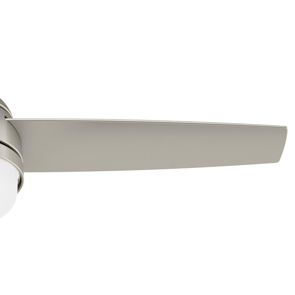 Hunter Midtown 48&quot; Ceiling Fan with LED Lights in Matte Nickel, , large