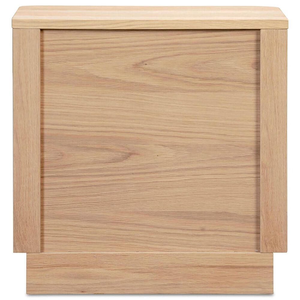 Moe&#39;s Home Collection Round Off 2-Drawer Nightstand in Natural, , large