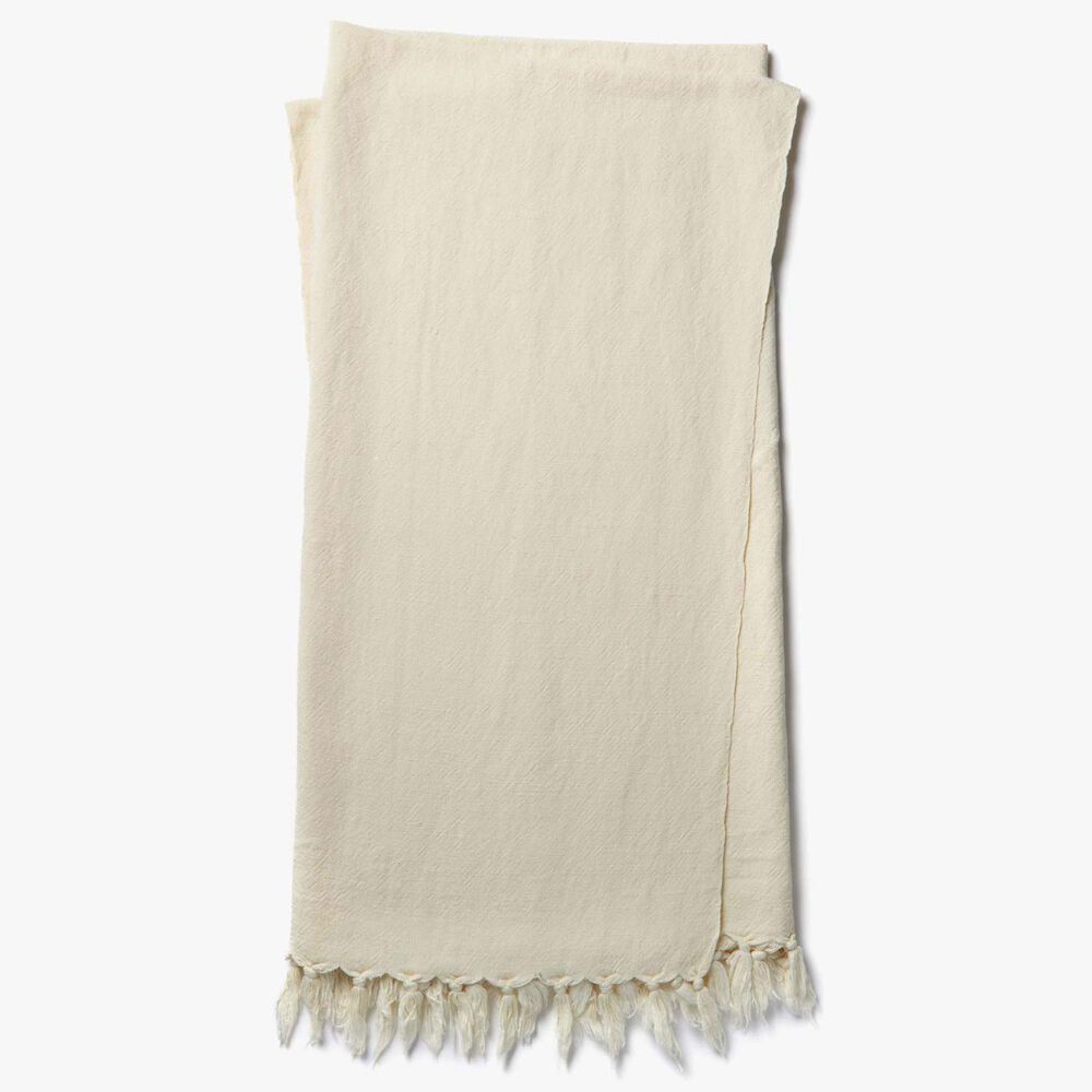 Loloi Brody 50" x 60" Throw in Ivory, , large