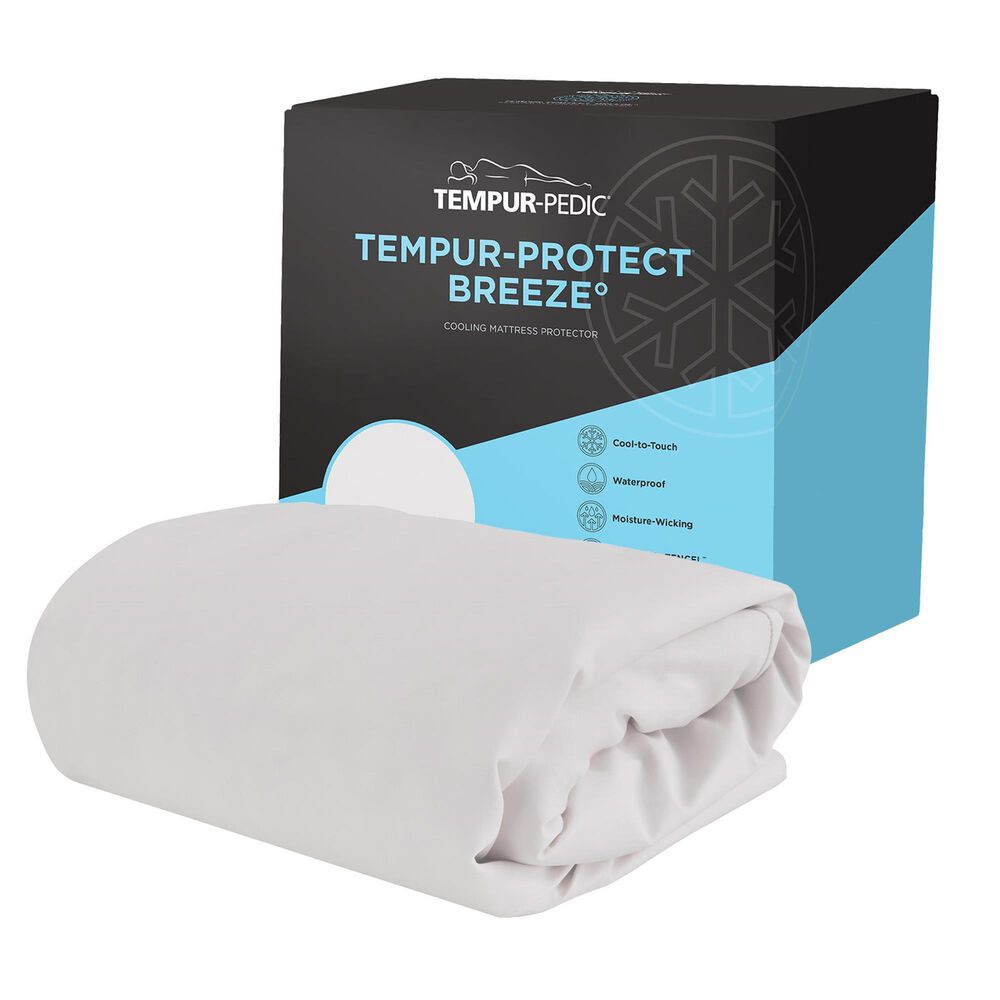 Tempur-Pedic Tempur-Protect Breeze Cooling Twin XL Mattress Protector, , large