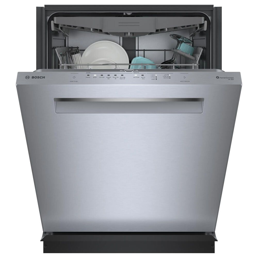 Bosch 500 Series 24&quot; Smart Built-In Dishwasher with 3rd Rack in Stainless Steel, , large