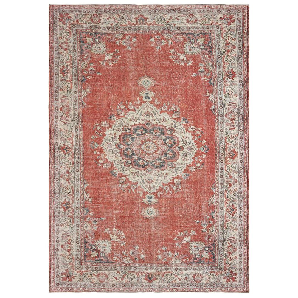 Oriental Weavers Sofia 85810 4"3" x 6"3" Red and Grey Area Rug, , large