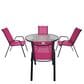Redline Creation Inc. Color Stack Chair in Pink, , large