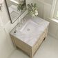 James Martin Breckenridge 30" Single Vanity in Whitewashed Oak with 3 cm Victorian Silver Quartz Top, , large