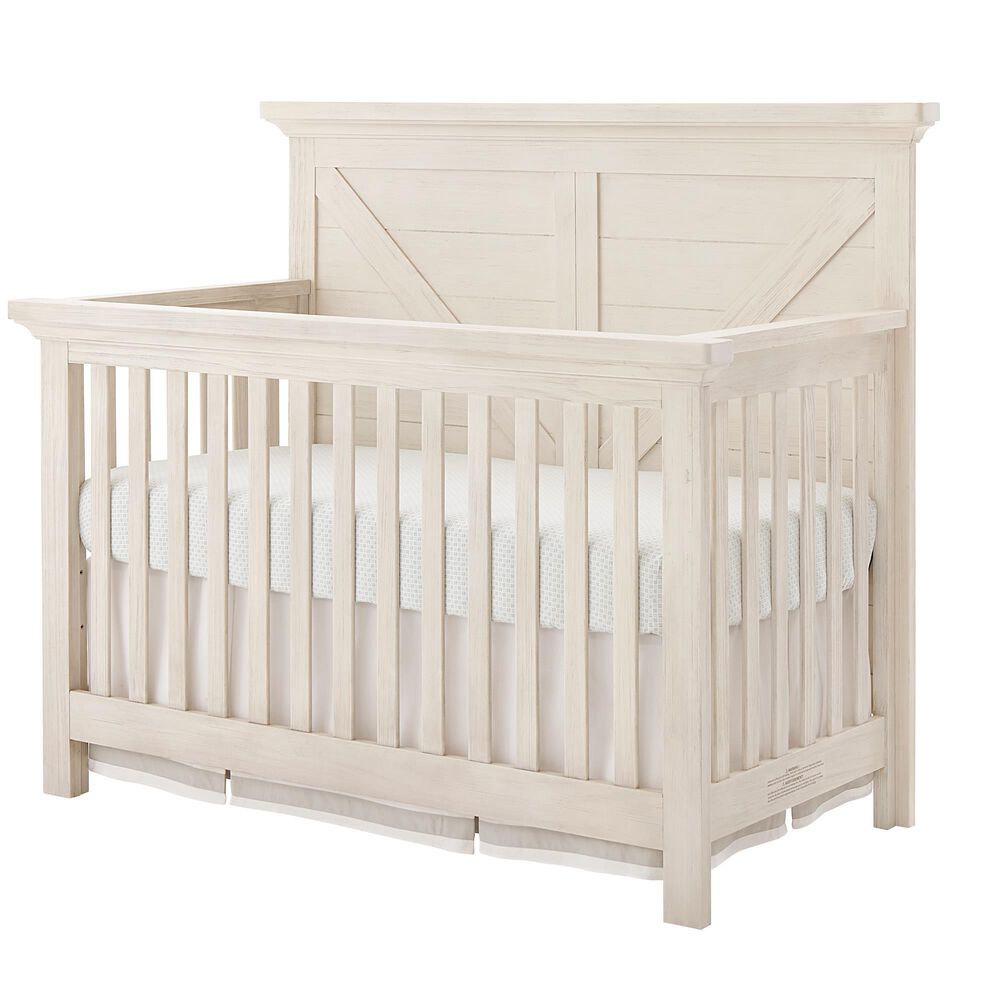 Eastern Shore Westfield 4-In-1 Convertible Crib in Brushed White, , large