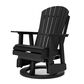 Signature Design by Ashley Hyland Wave Swivel Glider Chair in Black, , large