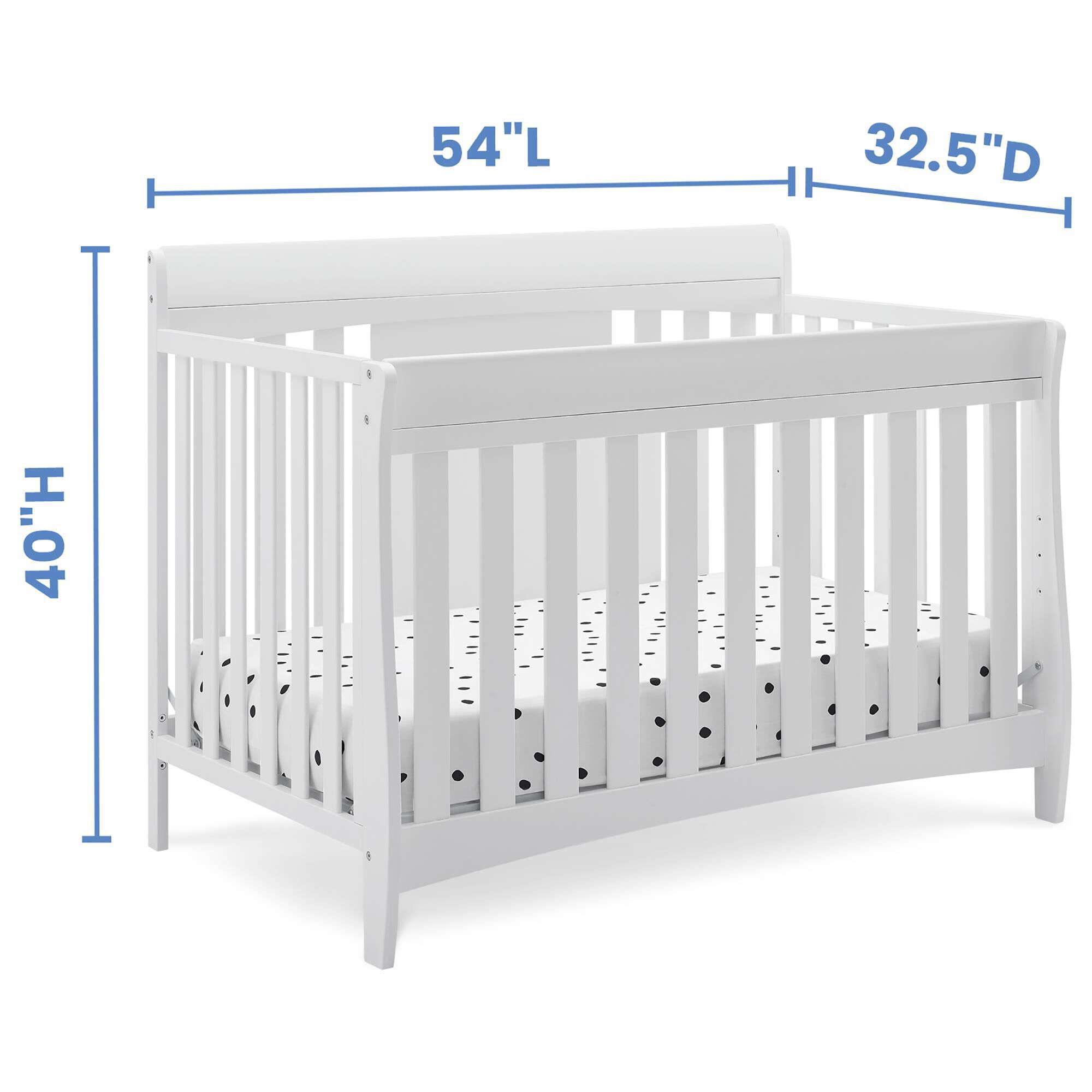 delta 6 in 1 convertible crib