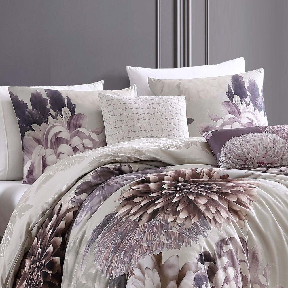 Bebajen Zako Bloom 5-Piece King Comforter Set in Purple, , large