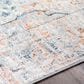 Surya Laila 2"7" x 10" Teal, Sage, Orange, Gray and Cream Runner, , large