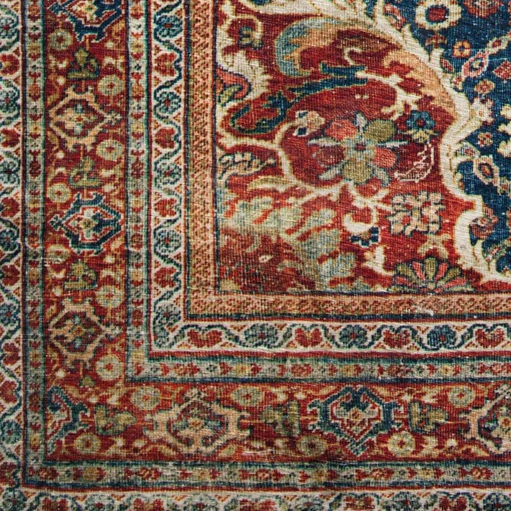 Loloi II Layla LAY-09 3&#39;6&quot; x 5&#39;6&quot; Cobalt Blue and Spice Area Rug, , large