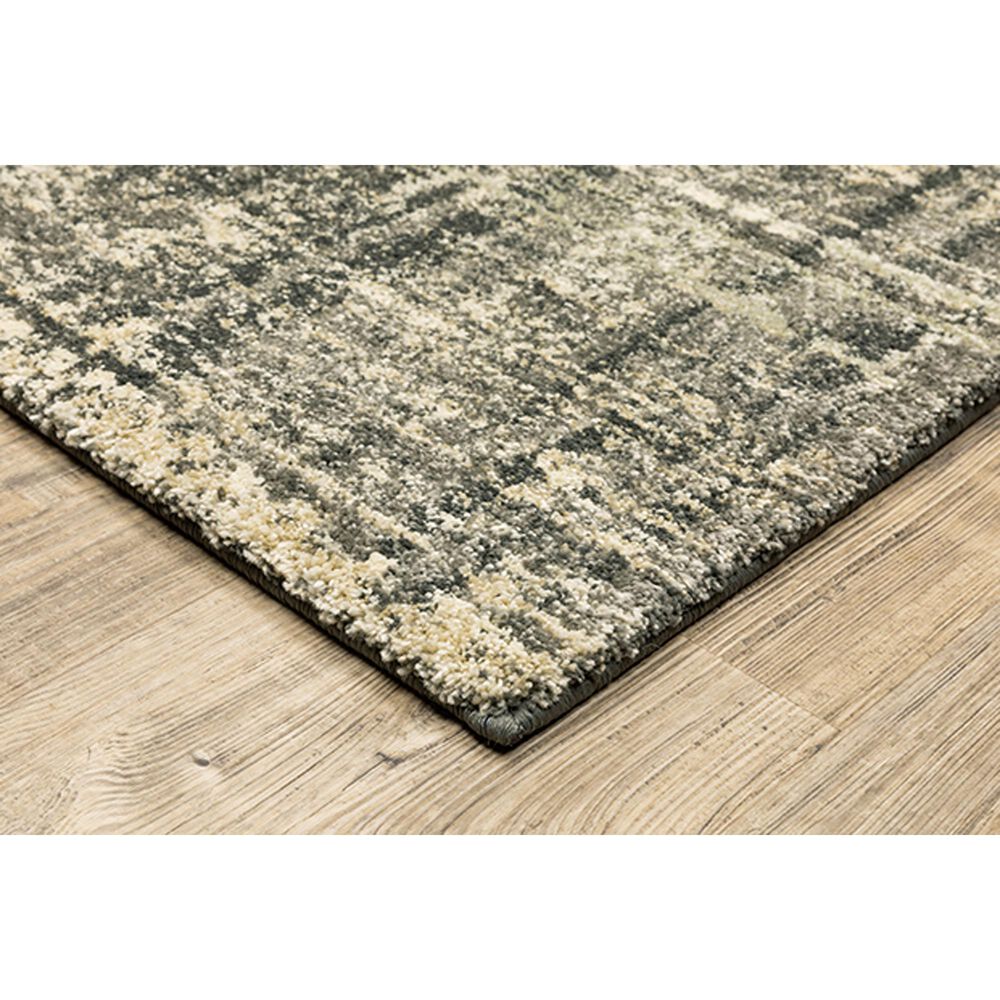 Oriental Weavers Astor Nikko 9&#39;10&quot; x 12&#39;10&quot; Charcoal Area Rug, , large