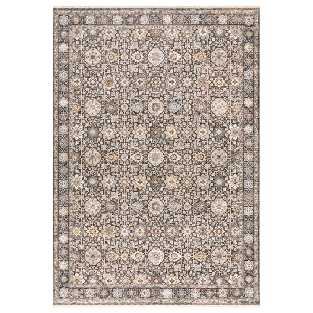 Oriental Weavers Maharaja Qatar 71N 7"10" x 10"10" Grey and Ivory Area Rug, , large