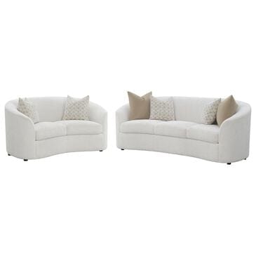 Pacific Landing Rainn 2-Piece Living Room Set in White, , large