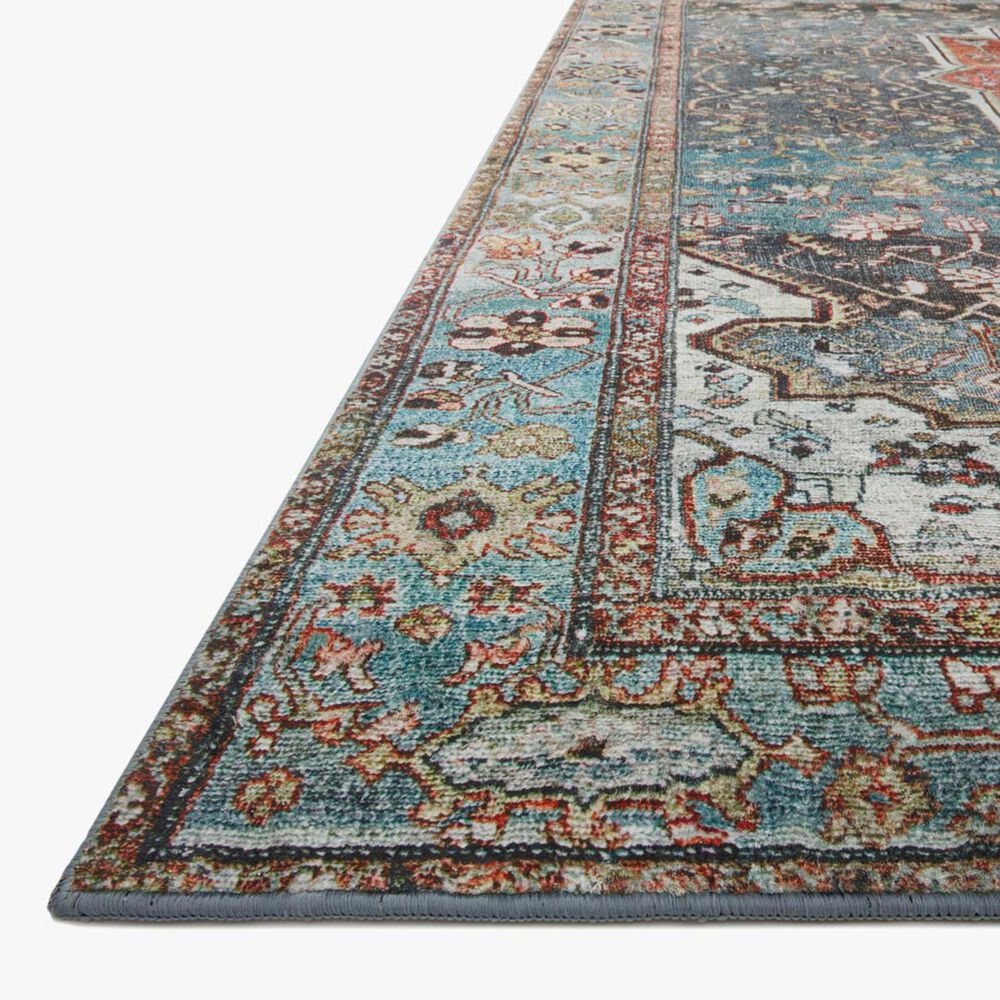 Loloi II Margot 7&#39;6&quot; x 9&#39;6&quot; Ocean and Brick Area Rug, , large