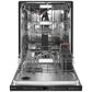 KitchenAid 24" Built-In Pocket Handle Dishwasher with FreeFlex 3rd Rack and Top Control in Black Stainless Steel, , large