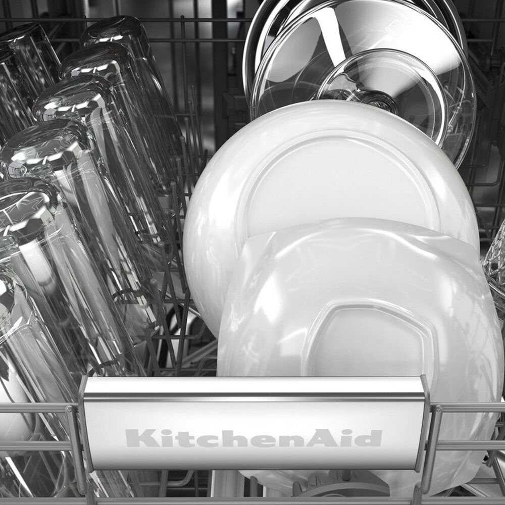 KitchenAid 24&quot; Built-In Pocket Handle Dishwasher with FreeFlex 3rd Rack and Front Control in PrintShield Stainless Steel, , large