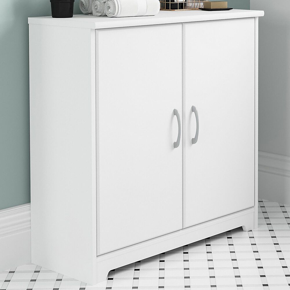 Bush Furniture Cabot Small Bathroom Storage Cabinet with Doors in