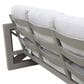 Steve Silver Dalilah Patio Sofa with White Cushion in Gray, , large