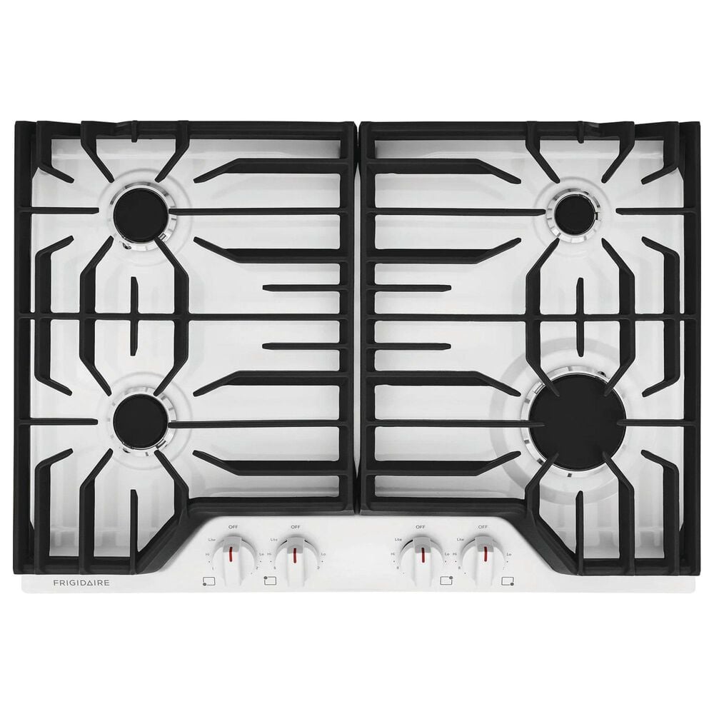 Frigidaire 30" 4-Element Gas Cooktop in White, , large