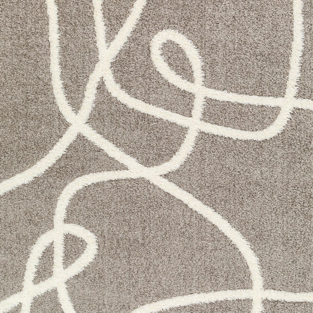 Surya Rodos Abstract 6&#39;7&quot; x 9&#39; Charcoal, White, Sage Area Rug, , large