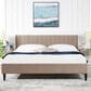 Jennifer Taylor Home Aspen King Platform Bed in Mink Beige, , large