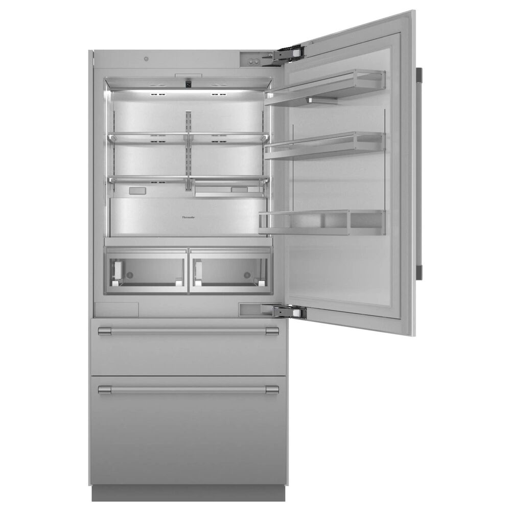 B_S_H 36&quot; Bottom Freezer Built-In Smart Refrigerator with Professional Handle in Stainless Steel, , large