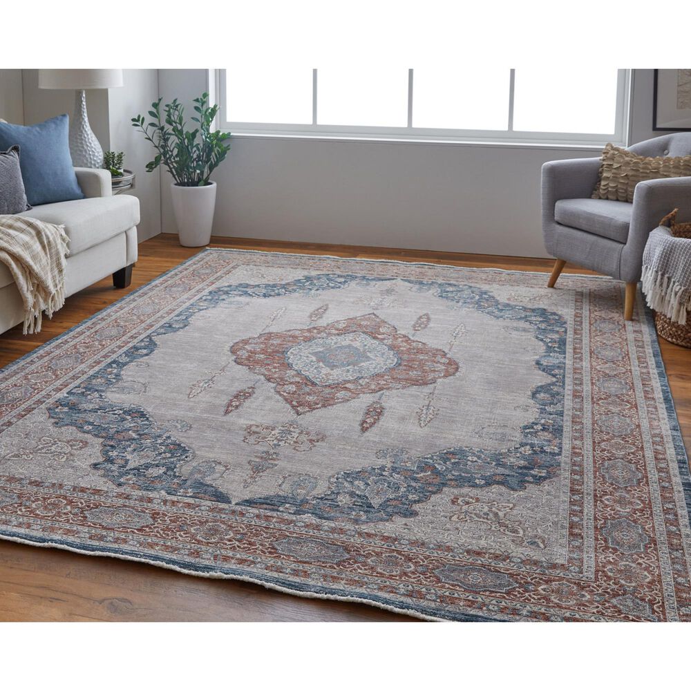 Feizy Rugs Marquette 5&#39; x 7&#39;2&quot; Gray and Multicolor Area Rug, , large