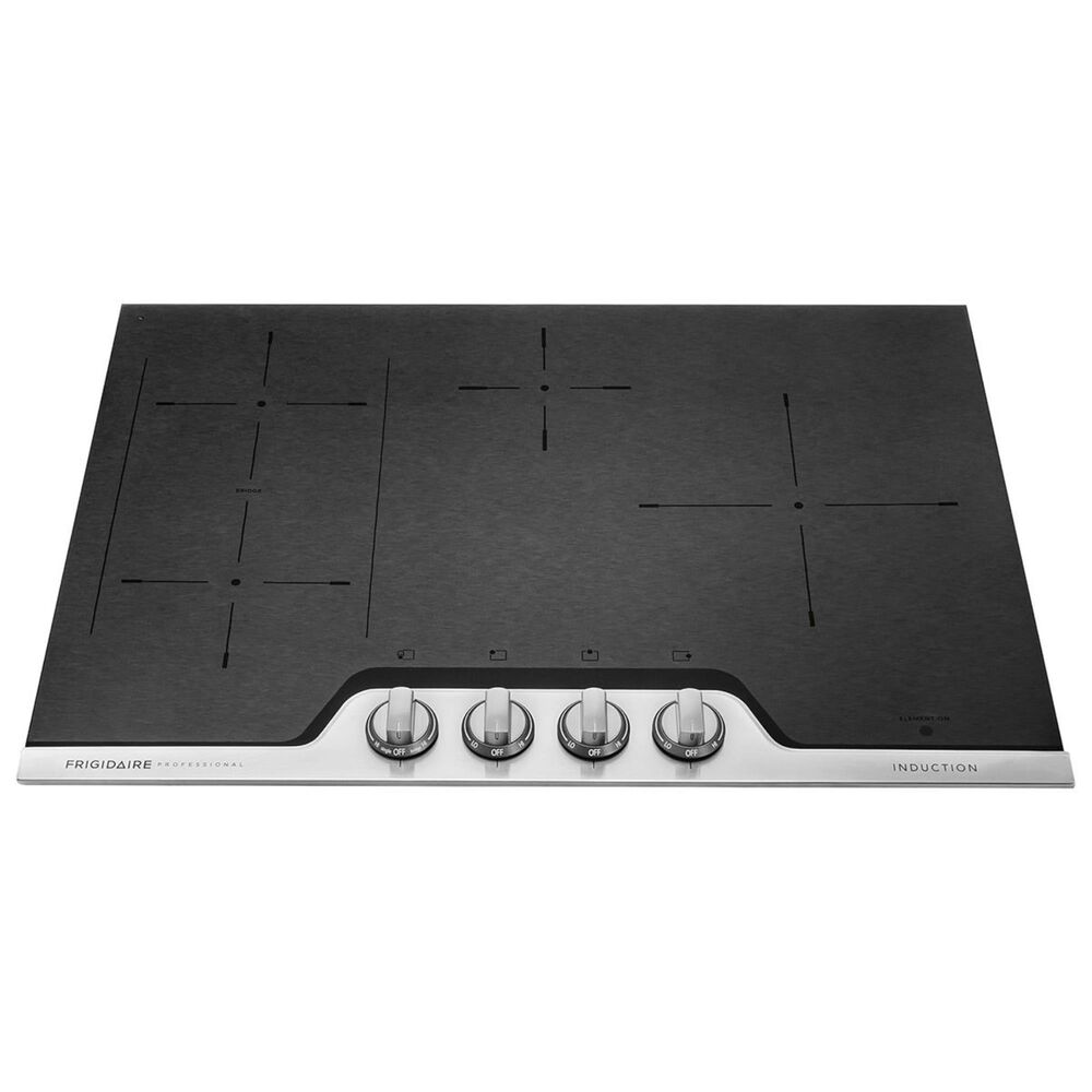 Frigidaire 30&#39;&#39; Induction Cooktop in Black and Stainless Steel, , large