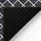 Dalyn Rug Company York 2"3" x 12" Black Indoor/Outdoor Runner, , large