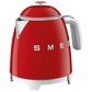 Smeg 3-Cup Stainless Steel Retro Style Mini Electric Kettle in Red, , large