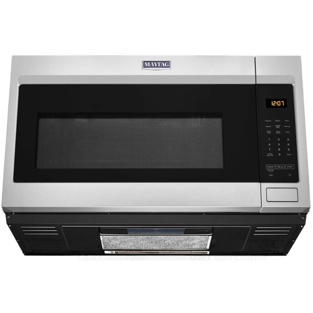 Maytag 1.9 Cu. Ft. Over-the-Range Microwave in Fingerprint Resistant Stainless Steel, , large