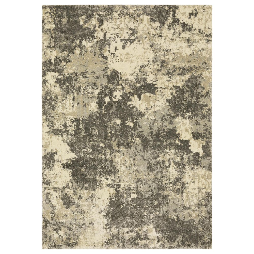 Oriental Weavers Astor Adonis 7150D 7"10" x 10"10" Grey Area Rug, , large