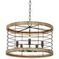 Maxim Lighting Homestead 5-Light Chandelier in Driftwood and Black, , large
