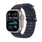 Apple Watch Ultra 2 GPS + Cellular 49mm Natural Titanium Case with Navy Ocean Band (Pre-Order), , large