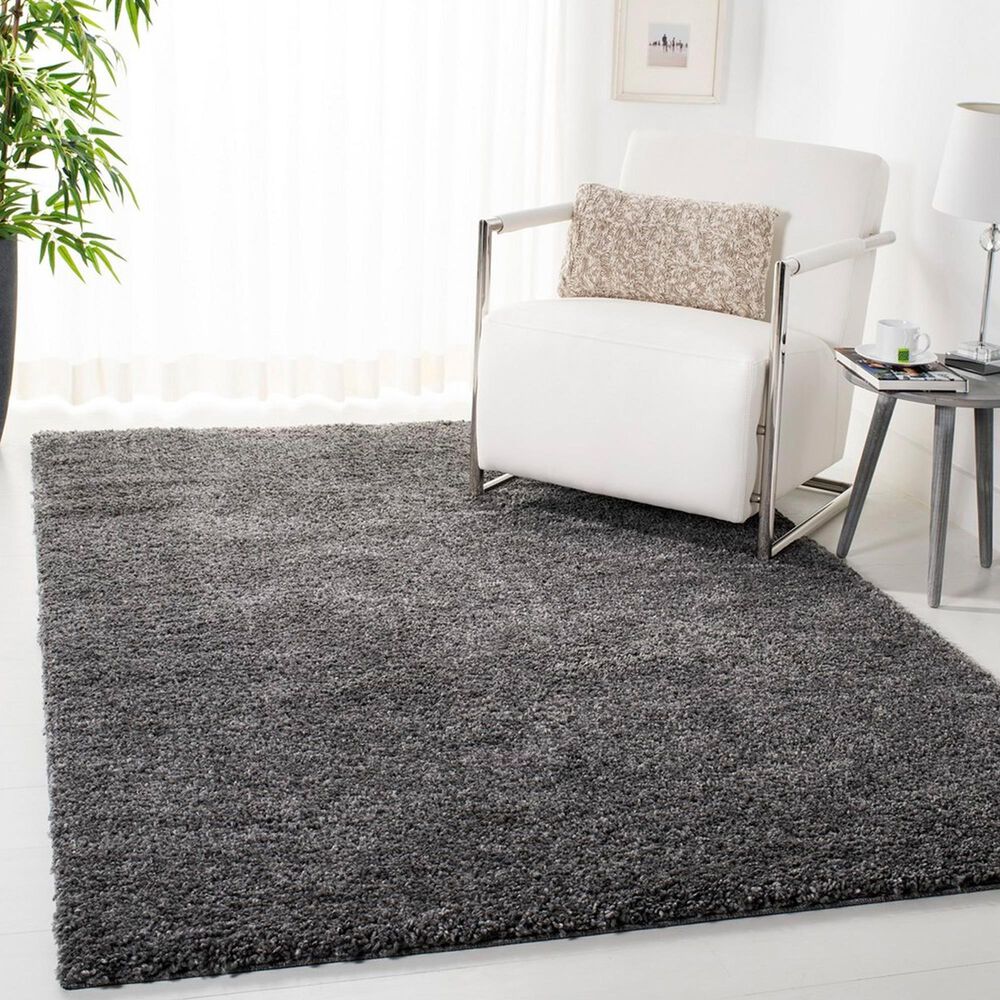 Safavieh August Shag AUG900F 6&#39; x 9&#39; Grey Area Rug, , large