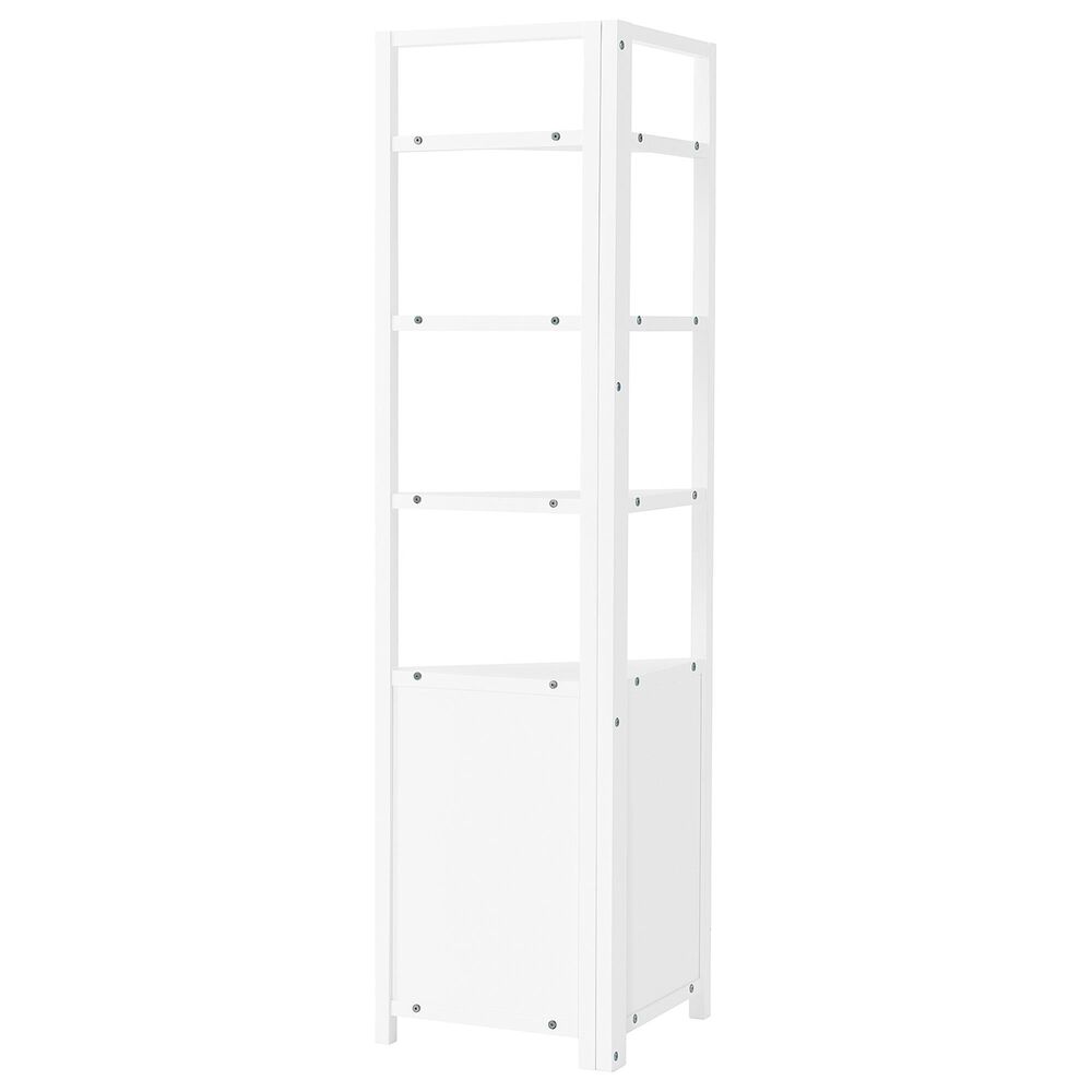 Timberlake Dover 68&quot; Corner Storage Cabinet in White, , large