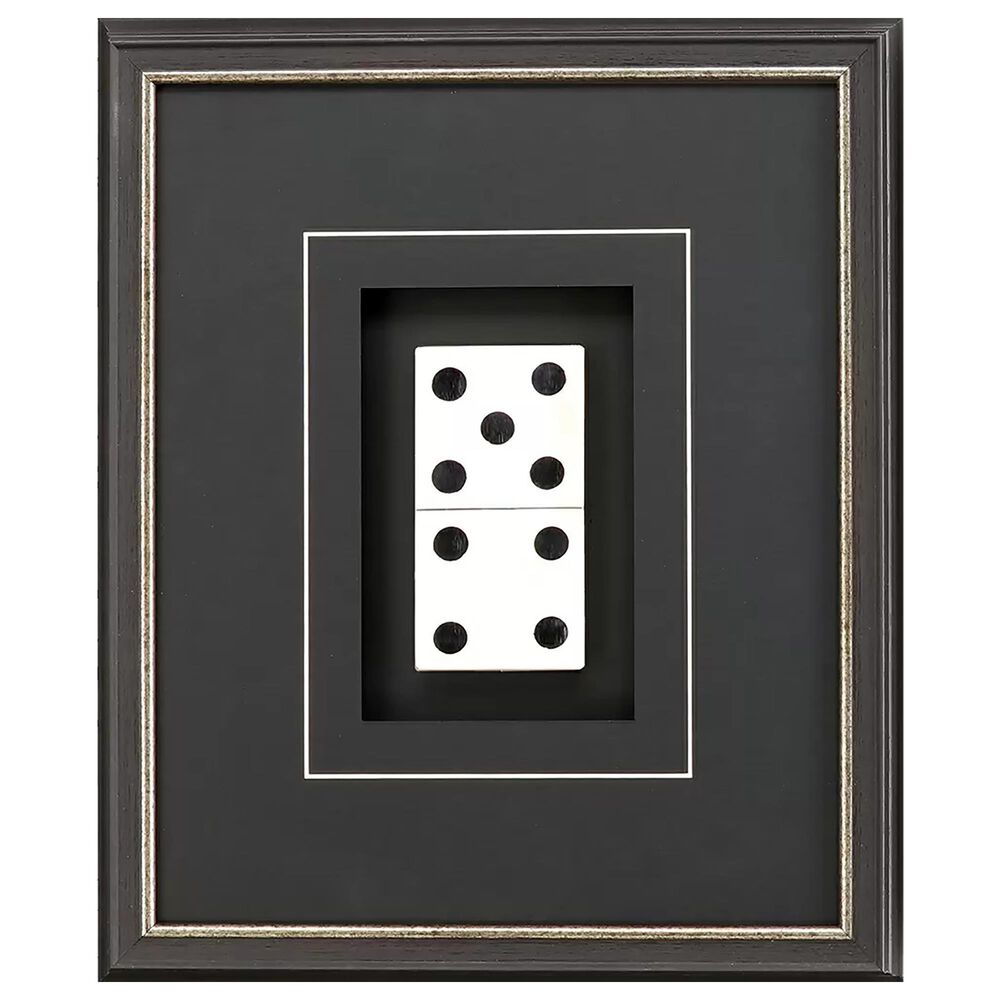 Paragon Dominoes 18&quot; x 15&quot; Wall Art in Black &#40;Set of 4&#41;, , large